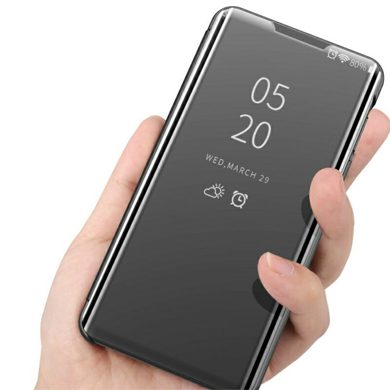 Cover OnePlus Nord 2 5G a specchio e similpelle