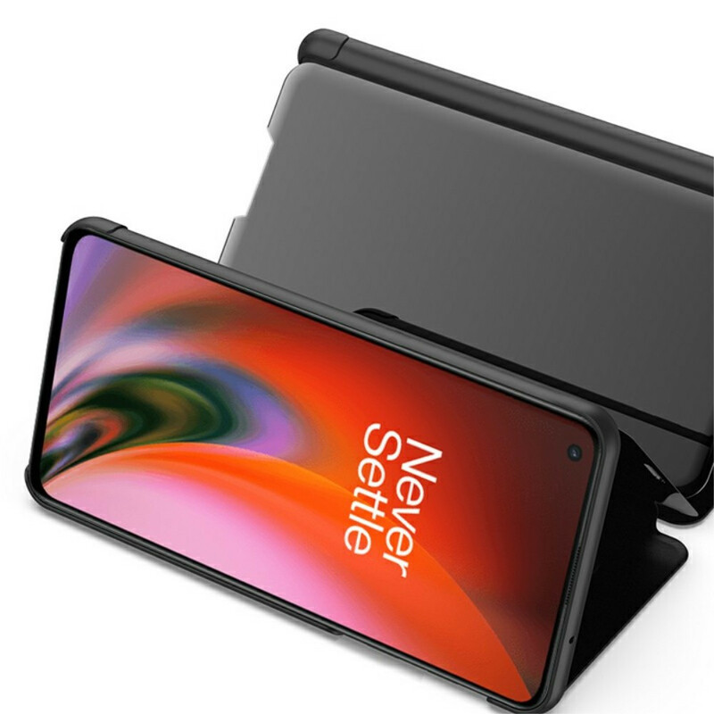Cover OnePlus Nord 2 5G a specchio e similpelle