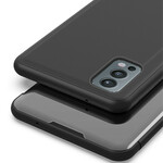 Cover OnePlus Nord 2 5G a specchio e similpelle