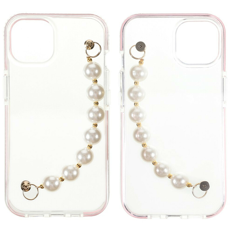 iPhone 13 Custodia in silicone Bracciale perline