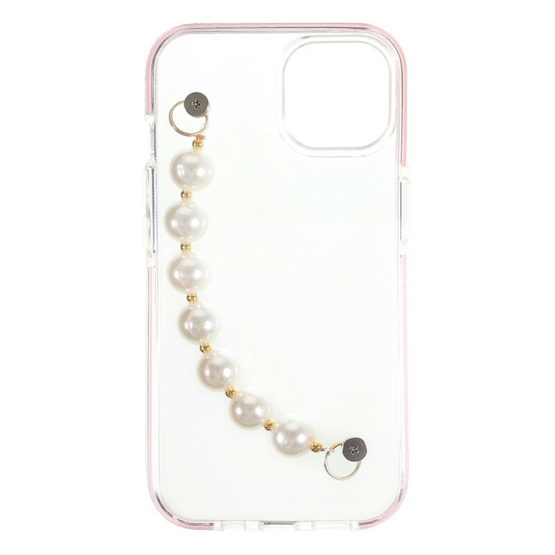 iPhone 13 Custodia in silicone Bracciale perline