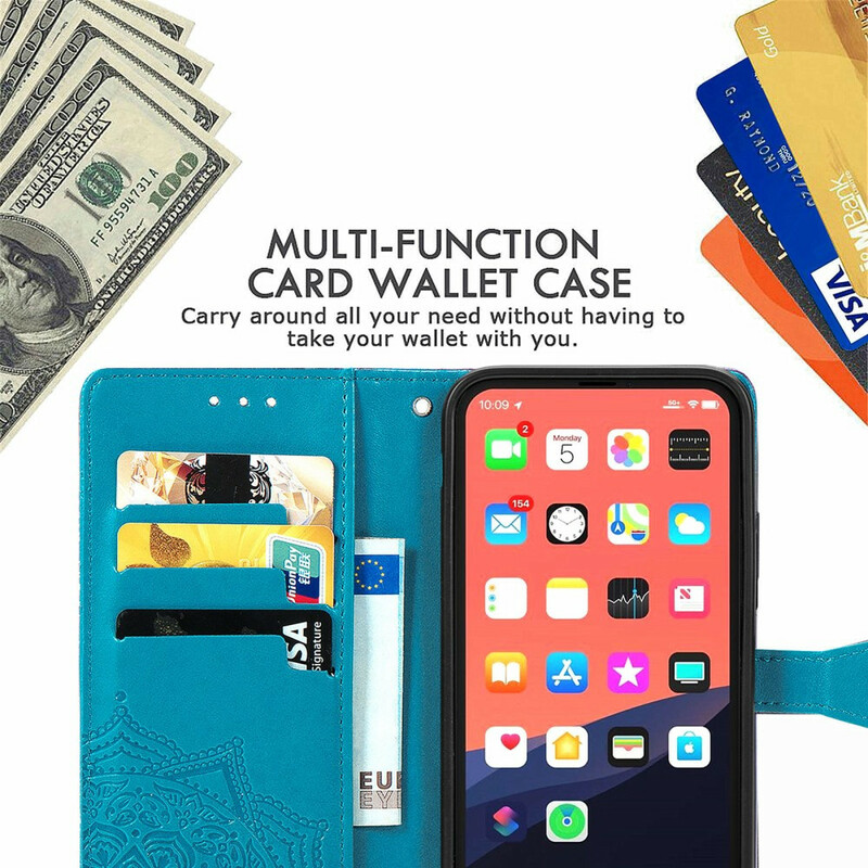 Custodia iPhone 13 Mandala Medioevo