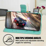 Custodia per iPhone 13 Farfalle e fiori con cordino