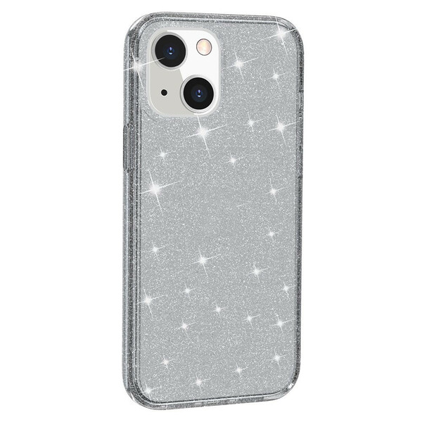 Custodia iPhone 13 Clear Glitter