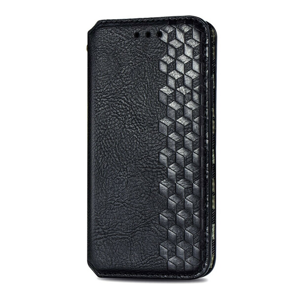 Flip Cover OnePlus Nord 2 5G in pelle effetto diamante