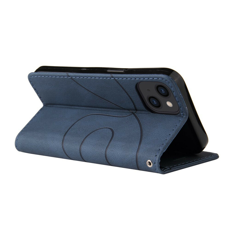 Cover per iPhone 13 in similpelle Bicolore Signature