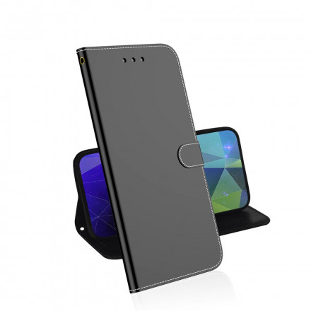OnePlus Nord 2 5G Custodia in similpelle Copertura a specchio