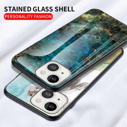 iPhone 13 Custodia Marble Colors Vetro temperato