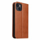 Flip Cover iPhone 13 Struttura in pelle