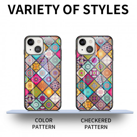 Custodia magnetica Patchwork per iPhone 13