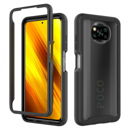 Poco X3 / X3 Pro / X3 NFC Custodia Design ibrido Bordi in silicone