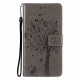 Custodia per iPhone 13 Albero e gatto con cordino