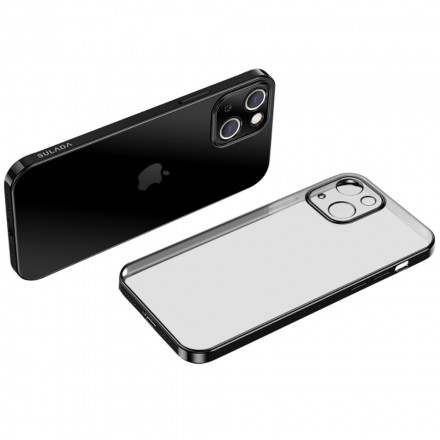 Custodia iPhone 13 Clear Metal Edges SULADA