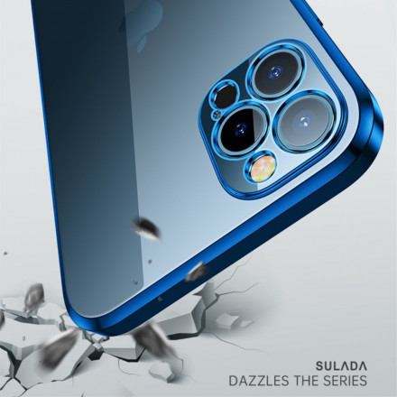 Custodia iPhone 13 Clear Metal Edges SULADA