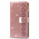 Custodia iPhone 13 Glitter Wallet Zip