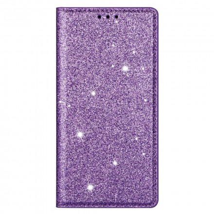 Flip Cover iPhone 13 stile Glitter