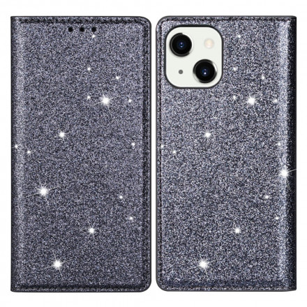 Flip Cover iPhone 13 stile Glitter