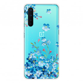 Cover OnePlus Nord Fiori blu