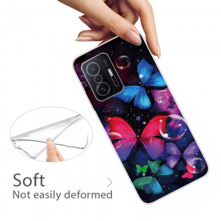 Custodia Xiaomi 11T Farfalle selvatiche