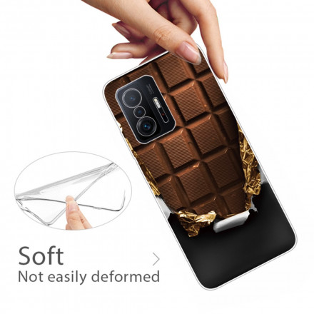 Xiaomi 11T Custodia flessibile cioccolato