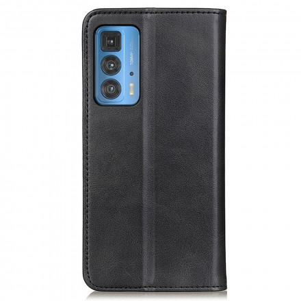 Flip Cover Motorola Edge 20 Pro Split Leather Design