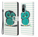 Custodia Xiaomi Redmi 10 Sleeping Owl Strap