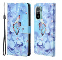 Xiaomi Redmi 10 Diamond Butterfly Strap Case