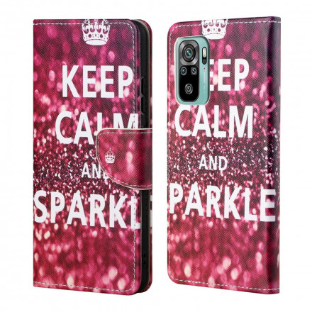 Custodia Xiaomi Redmi 10 Keep Calm and Sparkle