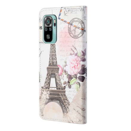 Custodia Xiaomi Redmi 10 Torre Eiffel Retro