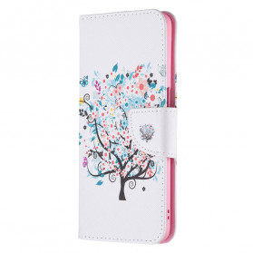 Custodia Oppo A54 5G / A74 5G Albero fiorito