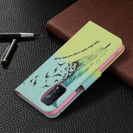 Custodia per Oppo A54 5G / A74 5G Learn To Fly