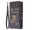 Custodia Xiaomi Redmi 10 Zipper Pocket Bear