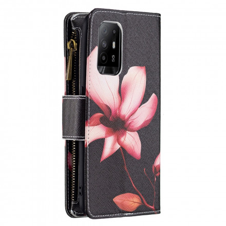 Oppo A94 5G Zipper Pocket Fiore
