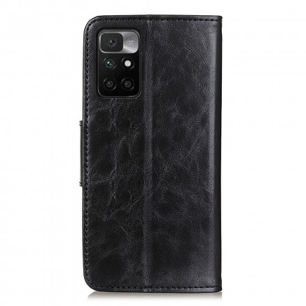 Xiaomi Redmi 10 Split Custodia in pelle con chiusura reversibile