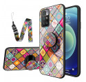 Xiaomi Redmi 10 Custodia magnetica patchwork