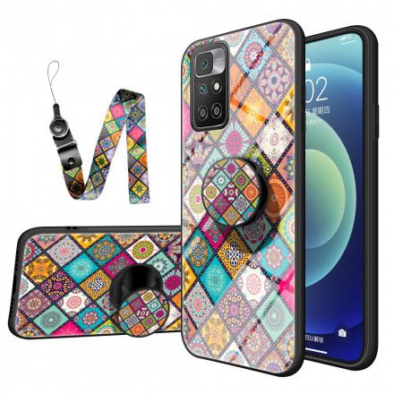 Xiaomi Redmi 10 Custodia magnetica patchwork