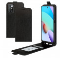 Xiaomi Redmi 10 Custodia effetto pelle Flap verticale