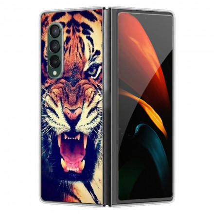 Samsung Galaxy Z Fold 3 5G Custodia con testa di gatto