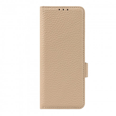 Samsung Galaxy Z Fold 3 5G Custodia in pelle vera e propria Lychee