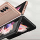 Samsung Galaxy Z Fold 3 5G Custodia in pelle Litchi Supporto GKK