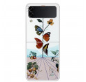 Samsung Galaxy Z Flip 3 5G Custodia Farfalle della Natura