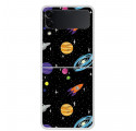 Samsung Galaxy Z Flip 3 5G Custodia Planet Galaxy
