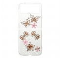 Samsung Galaxy Z Flip 3 5G Custodia Butterfly Charms