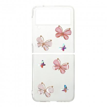 Samsung Galaxy Z Flip 3 5G Custodia Butterfly Charms