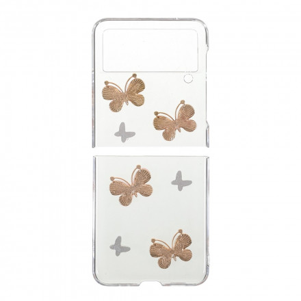 Samsung Galaxy Z Flip 3 5G Custodia Butterfly Charms