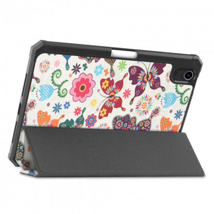 Smart Case iPad Mini 6 (2021) Custodia stilo Fiori d'epoca