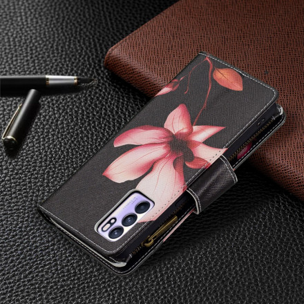 Oppo Reno 6 5G Zipper Pocket Fiore