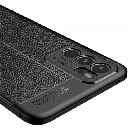 Oppo Reno 6 5G Custodia in pelle effetto LItchi