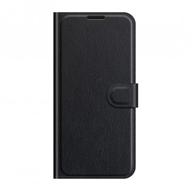 Custodia Motorola Edge 20 Lite in similpelle Classic Lychee