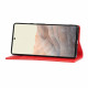 Flip Cover Google Pixel 6 in pelle Genuine Lychee Strap
